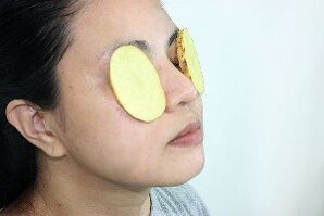 the use of potatoes for rejuvenation around the eyes